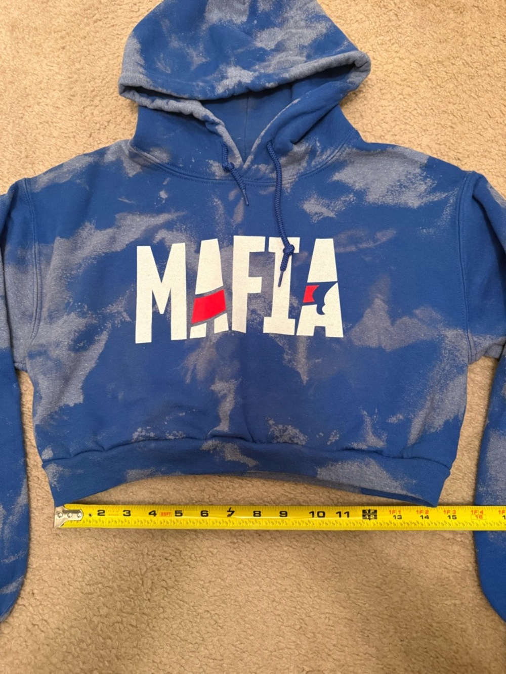Bills MAFIA Cropped Hoodie - Picture 9 of 11